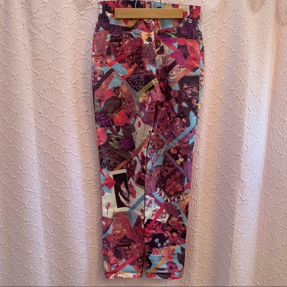 Bazaar de Christian Lacroix Pink Patterned Pants - Picture 2 of 6